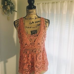 Crotchet Tank Top